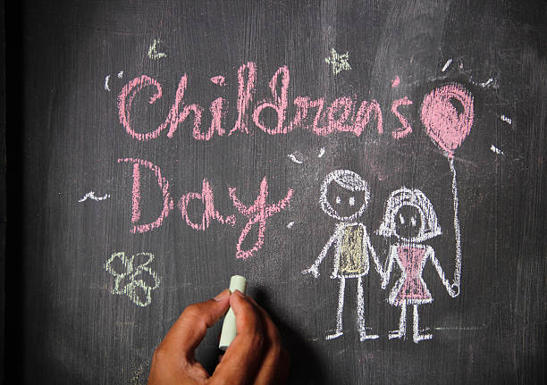 Children's day Children's Day the human body writing black human hand stock pictures, royalty-free photos & images