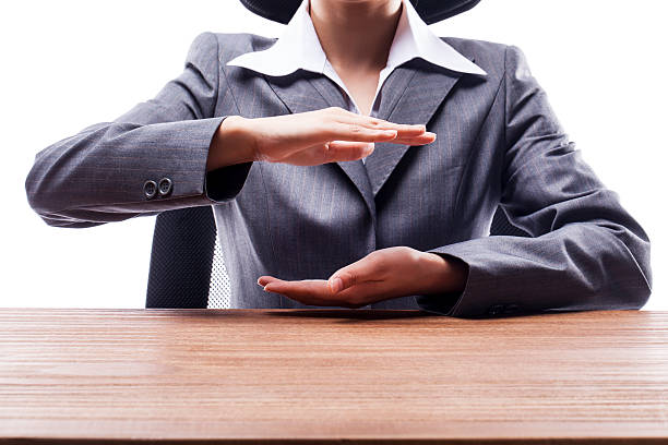 istock Businesswoman Hand Frame 515784397