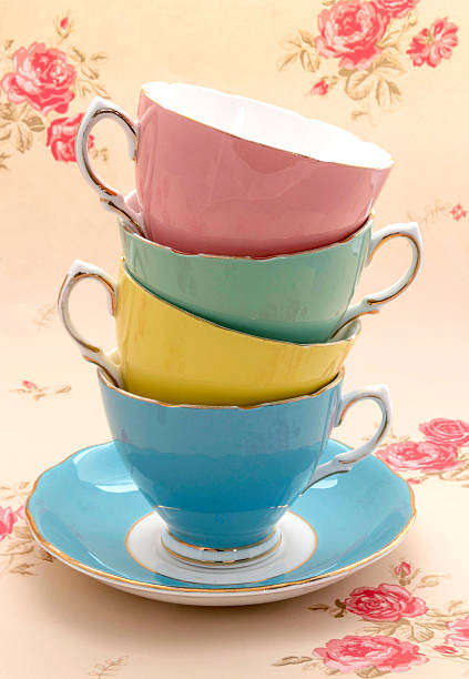 istock Vintage China Teacups 515784999