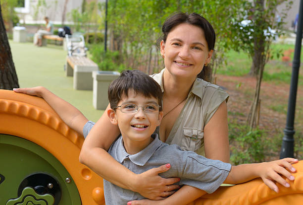 Mère et son fils - Photo