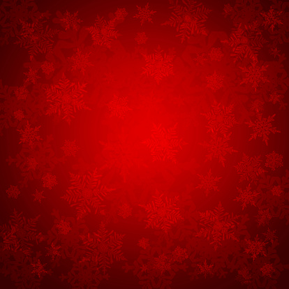 Red christmas backgroundRed christmas paper background with white snow flakes