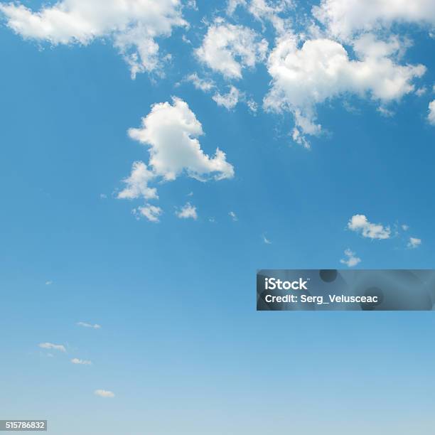 Beautiful White Clouds Stock Photo - Download Image Now - Backgrounds, Beauty In Nature, Blue
