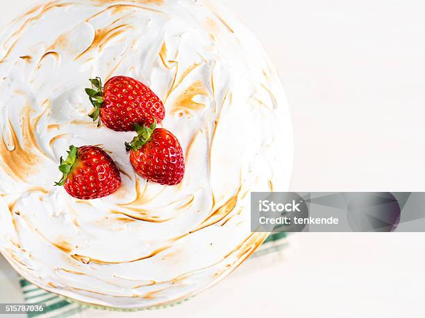 Cake With Meringue Stock Photo - Download Image Now - Backgrounds, Baked, Baked Pastry Item