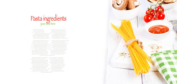 istock Pasta ingredients, italian food, copy space, horizontal 515787744