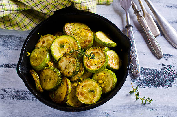 istock Fried zucchini with lemon zest 515788212
