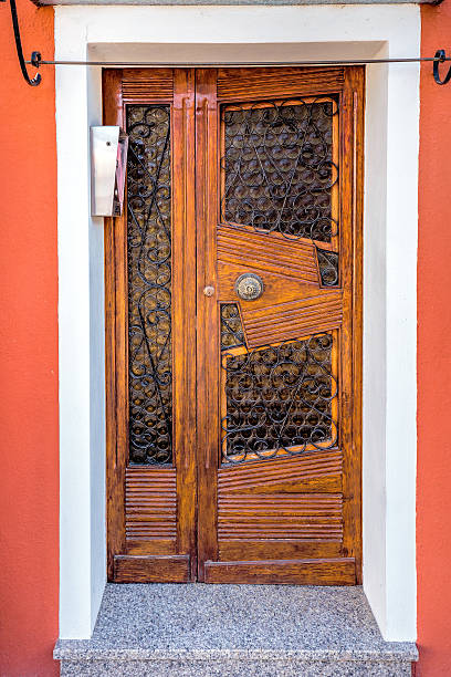 istock Picturesque wooden door 515790586