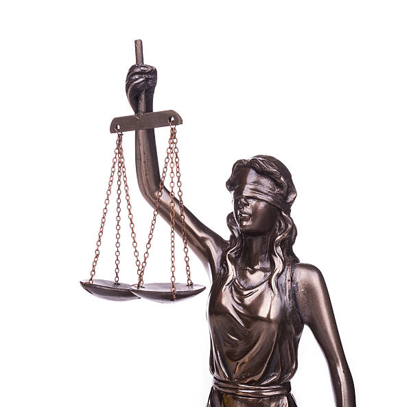 statue de de la justice, la notion de droit - statue of justice symbol justice law photos et images de collection