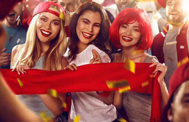 istock Sport fans : Female friends are happy 515792372