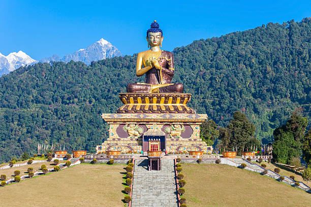 parque buda, ravangla - sikkim fotografías e imágenes de stock