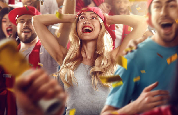 istock Sport fans: A girl is happy 515801382