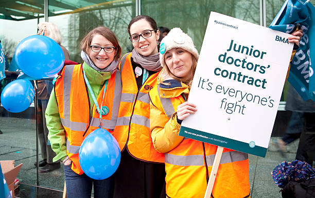Third Junior Doctors' Strike stock photo