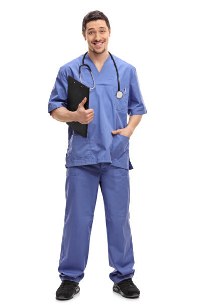 istock Young doctor holding a clipboard 515803550