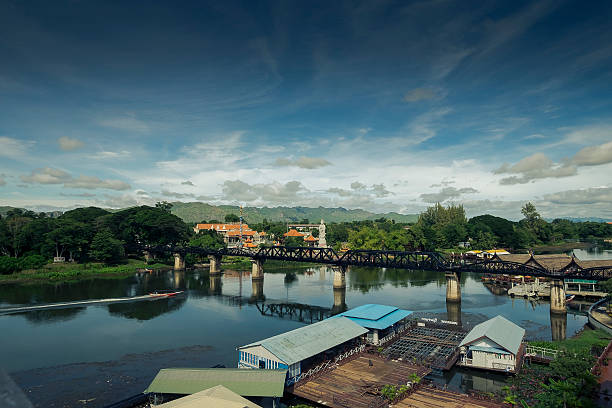 Bridge on the River Kwai. stock photo