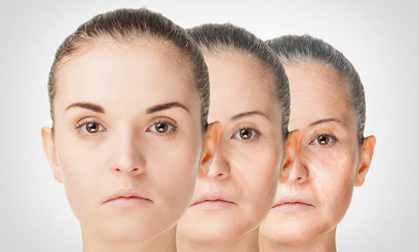 istock Aging process, rejuvenation anti-aging skin procedures 515805622
