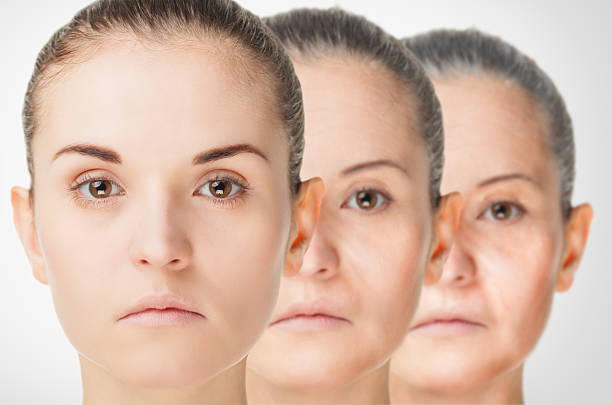 istock Aging process, rejuvenation anti-aging skin procedures 515805696