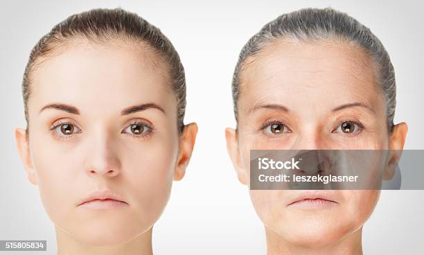 Aging Process Rejuvenation Antiaging Skin Procedures Stock Photo - Download Image Now