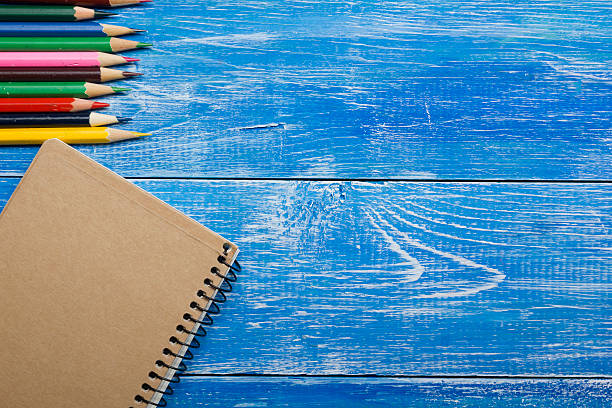 istock Top View of Creative Writing Concept With Pencils, Book, Notepad 515806988