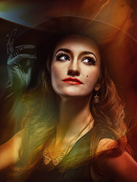 istock Portrait of attractive witch for Halloween 515807175
