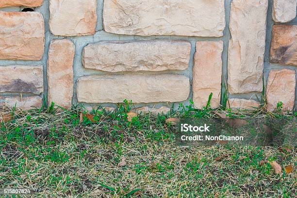 Old Stone Brick Wall Texture Background Stock Photo - Download Image Now - Antique, Architecture, Backgrounds