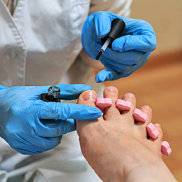 podologia - podiatrist customer service beauty spa imagens e fotografias de stock