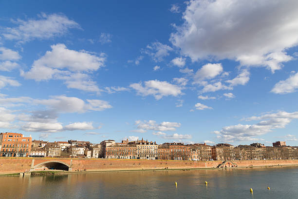 View over Garonne River in Toulouse