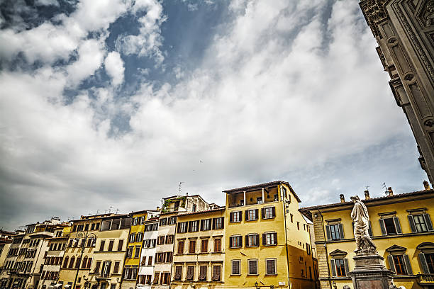 istock Santa Croce square in Florence under a cloudy sky 515810492