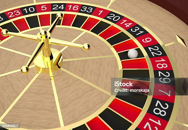 Roulette Stock Photo - Download Image Now - Addiction, Black Color, Casino