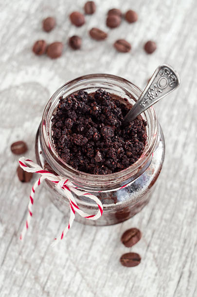 istock Coffee and cocoa (dark chocolate) homemade face and body scrub 515810844