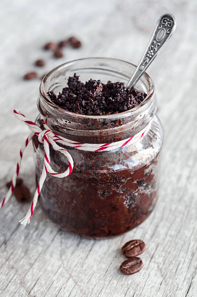 istock Coffee and cocoa (dark chocolate) homemade face and body scrub 515810928