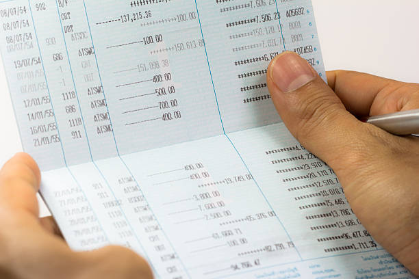 istock Close up of saving account passbook 515811352