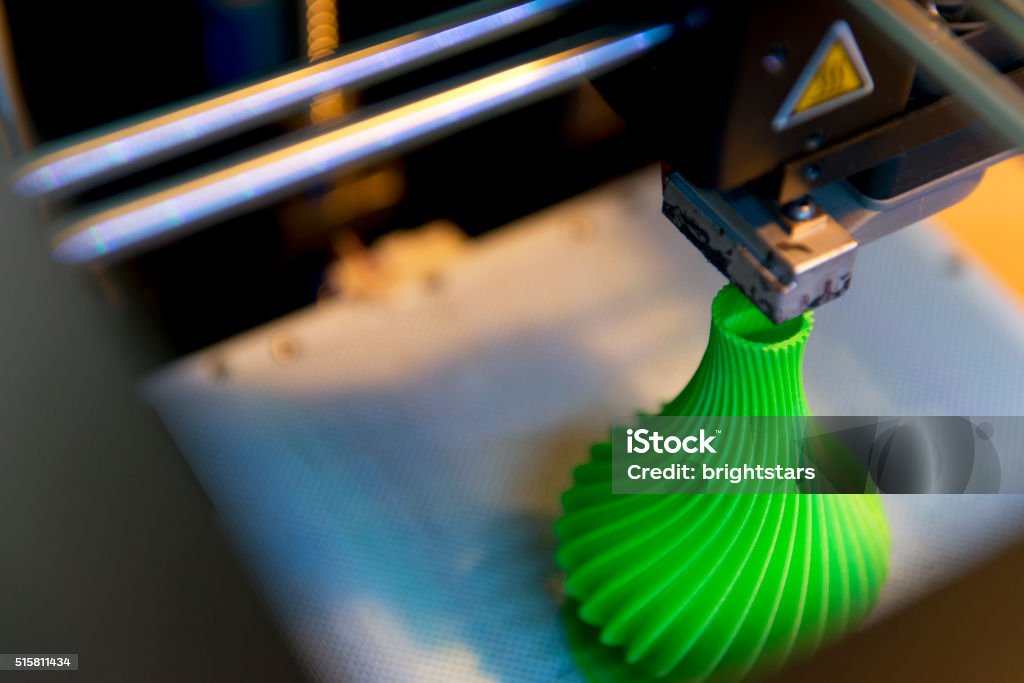 3D printing 3D printing. 3D Printing Stock Photo