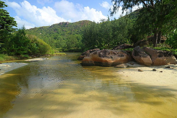 Beach Anse Lazio, Praslin, Seychelles, Africa, Indian Ocean