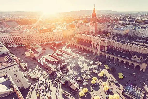 View of Krakow from St.Mary's church