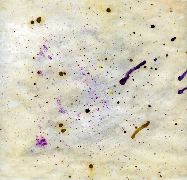 istock Abstract watercolor paint on old paper texture 515824994