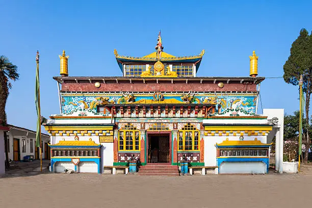 Old Ghoom Monastery is located at Ghum near Darjeeling in the state of West Bengal, India. The monastery follows the Gelug school of Tibetan Buddhism.