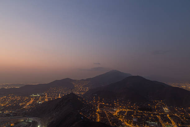 istock Lima view from Cerro San Cristobal by night 515829144
