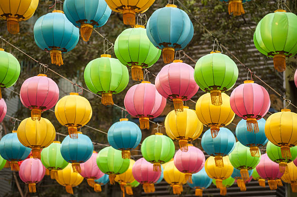 istock The traditional Chinese New Year lanterns. 515829382