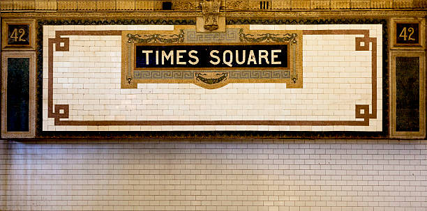 istock Subway Times Square Sign, New York 515830140