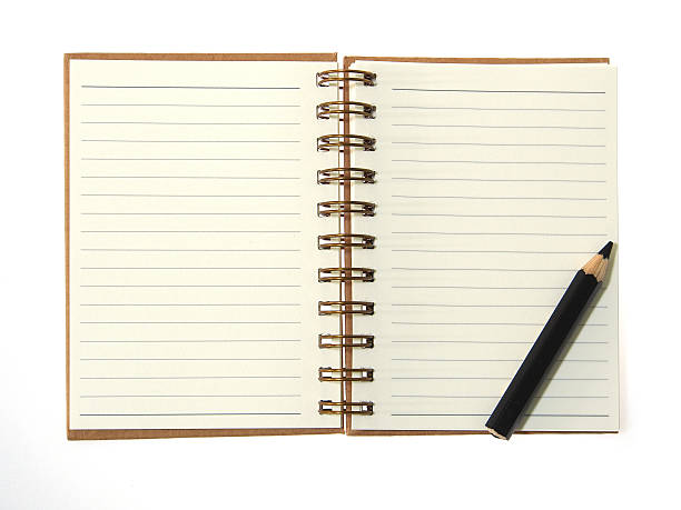 istock Book and pencil isolated on white background 515835936