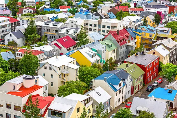 Photo of Colorful houses in Reykjavik