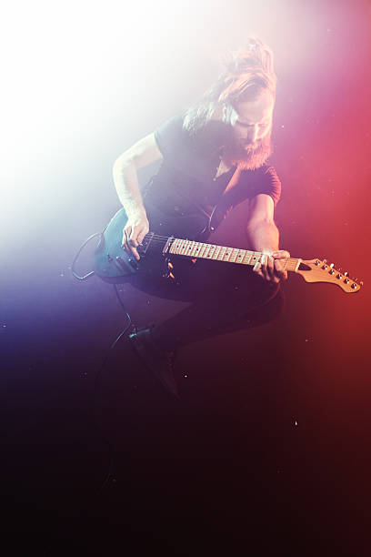 istock Electric Guitarist Playing Concert 515837050