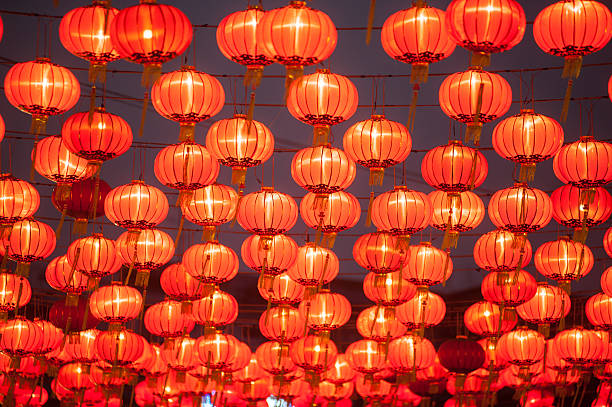 istock The traditional Chinese New Year lanterns. 515837334