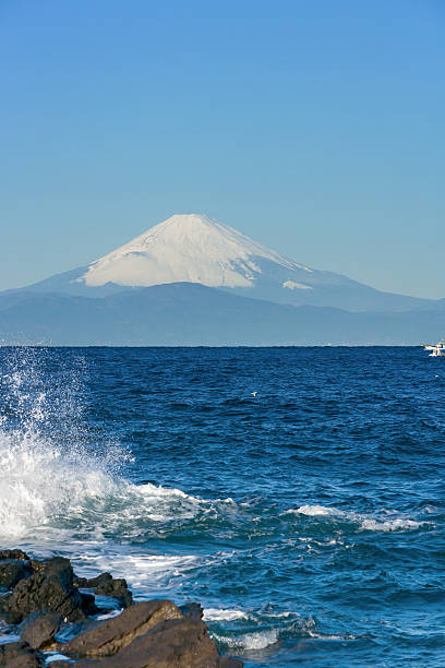 istock Mt. Fuji seen over the Sagami bay 515837593