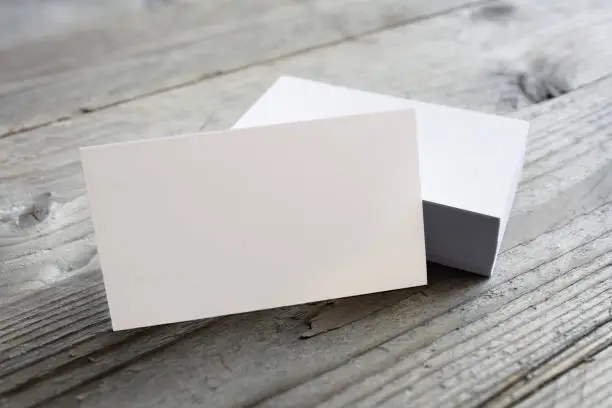 Photo of Business cards blank mockup