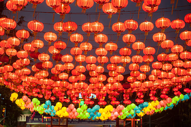 istock The traditional Chinese New Year lanterns. 515837750