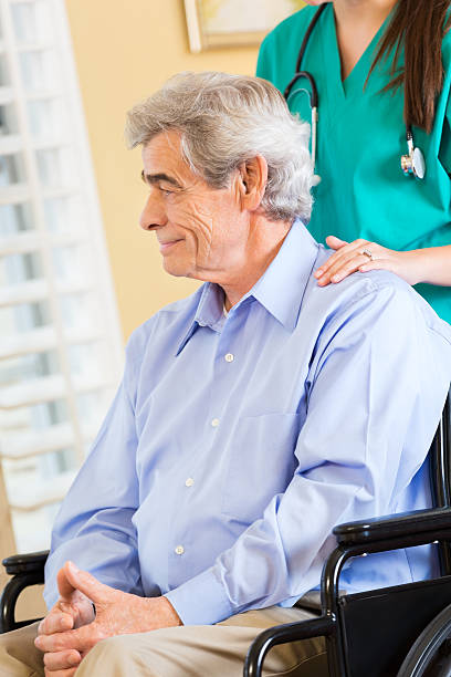 istock Senior man in wheelchair 515837754