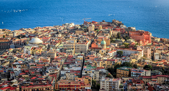 panorama de la ciudad de Nápoles photo