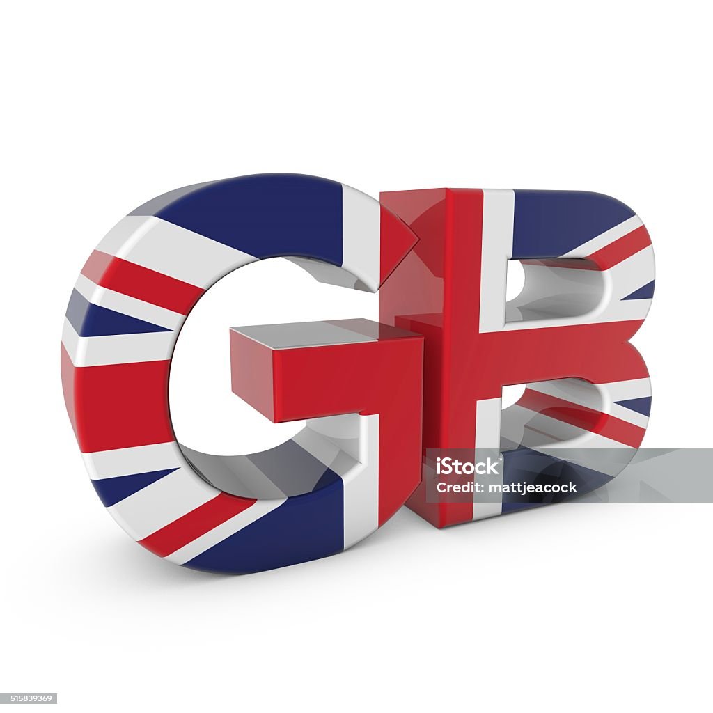 Great Britain Alphabet Stock Photo