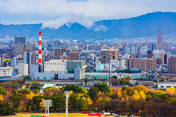 istock Osaka Skyline in Kansai, Japan. 515839779