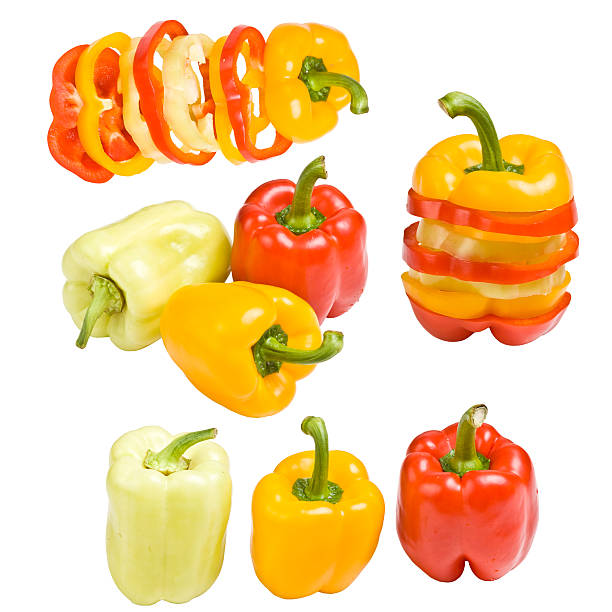 istock Collection of colored paprika 515840201